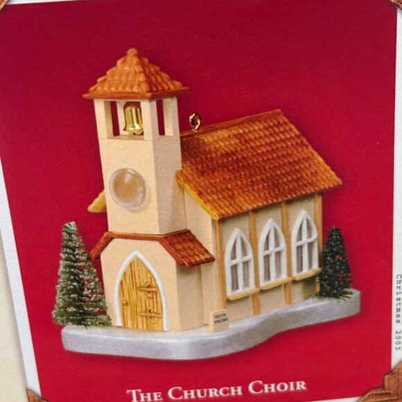 Hallmark 2003 Keepsake Ornament "The Church Choir" Light & Sound - Picture 1 of 4